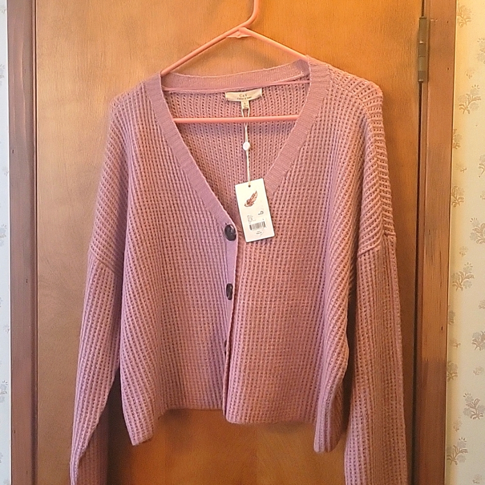 C&V Lilac Cardigan